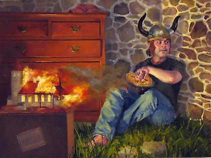 Nathaniel Rogers
Jack Horner (The Last Viking)
2009, oil on panel, 6 x 8 inches.