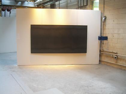Aleksandr Zhikulin (Maryland Institute College of Art)
<i>Inherent Voice</i> - 2008, sheet metal, 48 x 72 inches