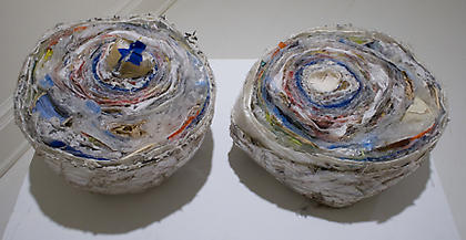 Sara Hubbs (George Washington University)
<i>Ten-Pounds of Semester</i> - 2006, studio detritus, dimensions variable.