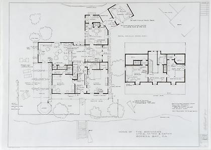 Mark Bennett
Home of the Brenners (The Birds)
2007, graphite and ink on paper, 35 x 45 inches.