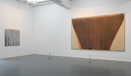 Conversations in Lyrical Abstraction
Howard Mehring - Untitled (left)
Morris Louis - Plentitude (right)
installation view