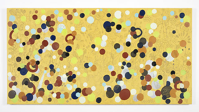 <i>Araucaira</i>, 2008
Oil and wax on canvas
39 3/8 by 76 3/4 inches (100 x 195 cm) Image