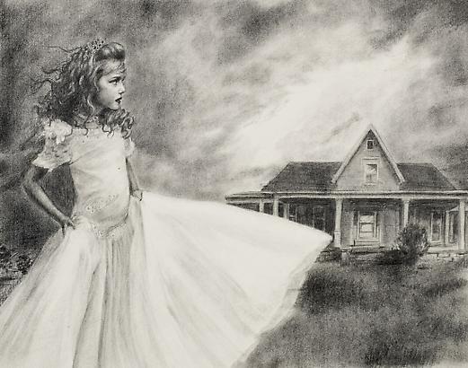 <i>June Star</i>, 2008
Charcoal on paper
23 x 26 1/2 inches