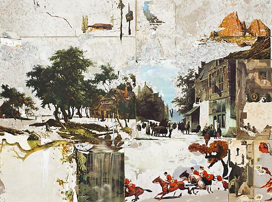<i>The Horses</i>, 2008
Mixed media on wood
36 x 48 inches