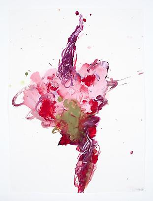 <i>Untitled (Figures of Eros)</i>, 2008
Acrylic and oil crayon on paper
30 1/2 x 22 3/4 inches