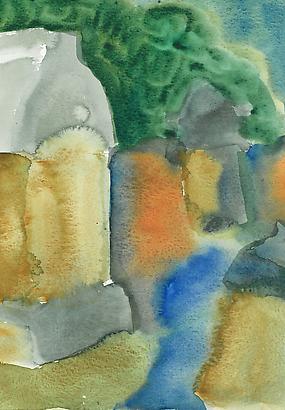 Alessandro Twombly
Untitled (45), 1984
Acrylic on paper
12 x 9 inches