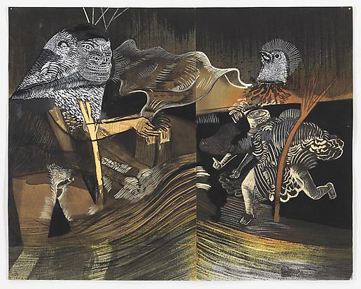 Christopher Davison
Creek Humor, 2010
ink and acrylic on paper
11 x 14 inches