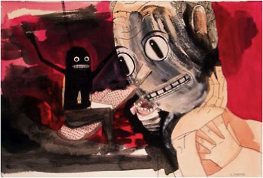 Kris Porter
<i>Untitled</i>, 2009
Watercolor and ink on paper
7 1/2 x 11 inches
19.05 x 27.94 cm