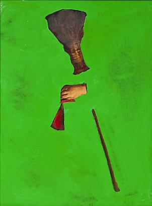 <i>Red Scarf</i>, 2007
Mixed media on board
24 x 20 inches