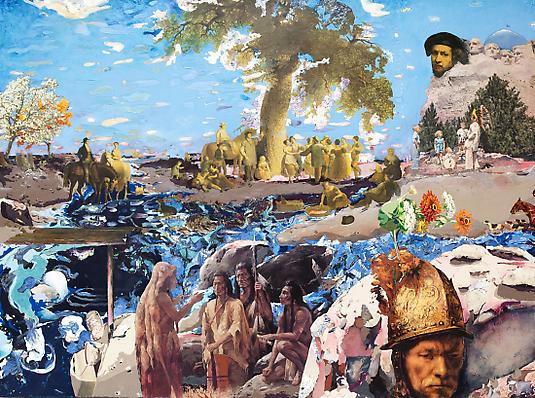 <i>Adventure Mountain</i>, 2008
Mixed media on board
36 x 48 inches