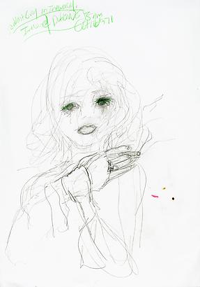<i>Untitled</i>, 2011
Colored pencil, graphite on paper
16 1/2 x 11 5/8 inches