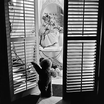 <i>The Lonely Doll: "Just look at this mess!" he said sternly. "These things aren't yours. And you know you're too young for lipstick, Edith."</i>, 1956 (Printed 2012)
Chromogenic Print