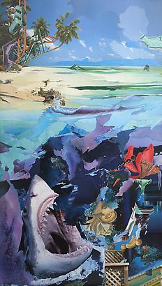 George Rahme
<em>Great White Wonderland</em>, 2010
84 x 48 in
Paper on board