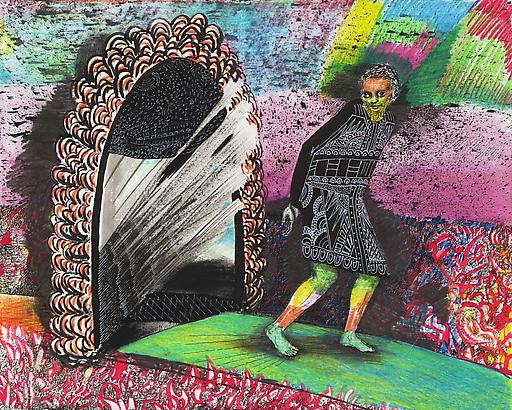 Christopher Davison
Gatekeeper, 2010
colored pencil and on paper
11 x 14 inches