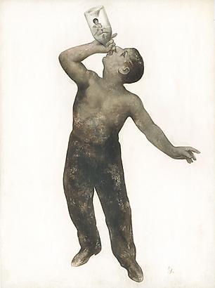 gerard dubois
<i>eau de vie</i>
acrylic on wood
24" x 18" in. (61 x 45.7 cm.)