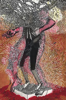 Christopher Davison
Founder's Hell, 2010
ink and watercolor on paper
22 x 14 inches