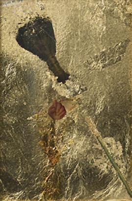<i>Model As Echoed</i>, 2009
Mixed media on board
6 1/2 x 5 inches