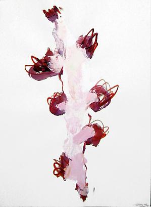 <i>Untitled (Figures of Eros)</i>, 2008
Acrylic and oil crayon on paper
30 1/2 x 22 3/4 inches