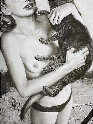 eric white
<i>denatured</i>
oil on canvas
24" x 18" in. (61 x 45.7 cm.)
