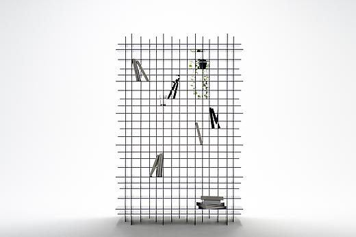 nendo: scatter shelf