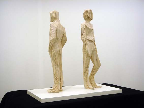 Xavier Veilhan
Jean-Benoit et Nicolas
2007
birch
67 x 64 x 35 cm