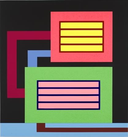PETER HALLEY
Not Yet Titled
2007
Acrylic and Roll-a-Tex on canvas
75 x 70 x 3 inches