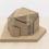 ALEXANDER GORLIN
Model for Temple Sinai, Roslyn, NY, n.d.
Cardboard, plexiglass, wire mesh
10 x 16 1/2 x 15 1/2 inches