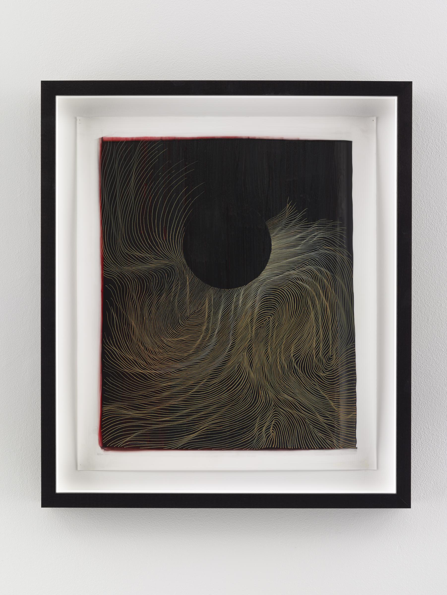 LINN MEYERS Untitled, 2014, ink on mylar, 20 x 17 inches, SGI2844.