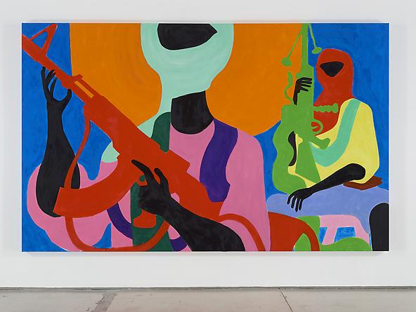 Be Advised, 2012
Oil on canvas
81 x 130 inches