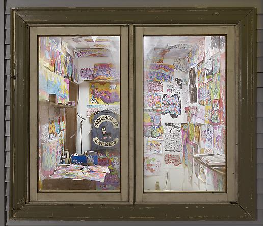 Vandal's Bedroom, 2012
Installation: bedroom, drawings, sketchbooks
