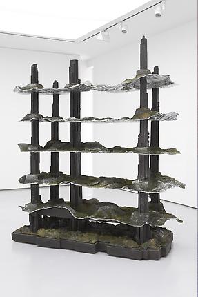 <i>Megastructure</i>, 2008
Resin, steel, styrofoam, metal foil, pigments
91 x 81 x 35 inches (231.1 x 205.7 x 88.9 cm)