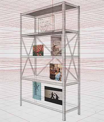 <i>Untitled (from Google Image Tragedy Studies, set 3)</i>, 2007
Pencil, watercolor and inkjet on drafting aid
13.5 x 11.5 inches (34.3 x 29.2 cm)
KZ 51