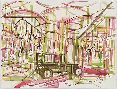 <i>Untitled</i>, 2010
Watercolor on paper
30 x 22 1/2 inches (76.2 x 57.2 cm)
