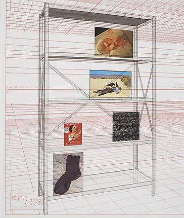 <i>Untitled (from Google Image Tragedy Studies, set 3)</i>, 2007
Pencil, watercolor and inkjet on drafting aid
13.5 x 11.5 inches (34.3 x 29.2 cm)
KZ 59