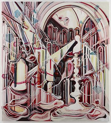 <i>Carnival of Shadows</i>, 2010
Oil on canvas
78 5/8 x 70 3/4 inches (199.7 x 179.7 cm)