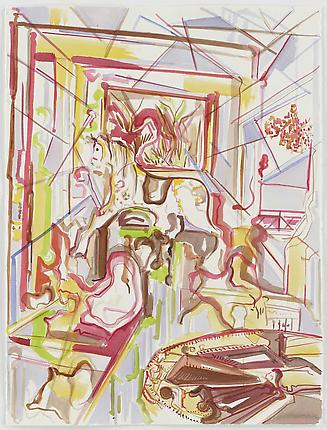 <i>Untitled</i>, 2010
Watercolor on paper
30 x 22 1/2 inches (76.2 x 57.2 cm)