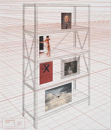 <i>Untitled (from Google Image Tragedy Studies, set 3)</i>, 2007
Pencil, watercolor and inkjet on drafting aid
13.5 x 11.5 inches (34.3 x 29.2 cm)
KZ 58