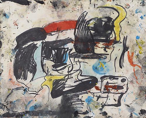 Eddie Martinez
Untitled 
mixed media
9.2 x 7.5 inches (23.4 x 19.1 cm)