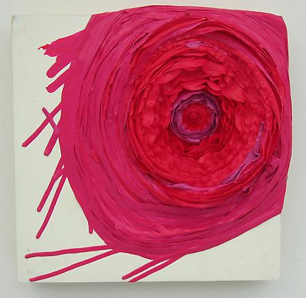 Erika Keck
Rose bud, 2012 
acrylic on board 
12 x 12 inches (30.5 x 30.5 cm)