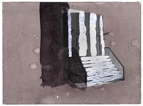 <i>Langahlid 11-2</i>, 2010
Mixed media on paper
9 x 12 inches (22.9 x 30.5 cm)