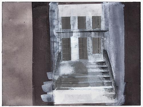 <i>Langahlid 11-5</i>, 2010
Mixed media on paper
9 x 12 inches (22.9 x 30.5 cm)