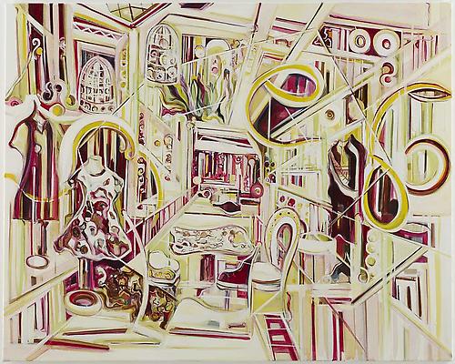 <i>On Display</i>, 2010
Oil on canvas
47 1/2 x 59 inches (120.7 x 149.9 cm)
Signed, titled and dated verso