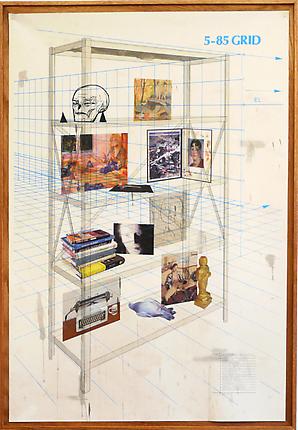 <i>Play It as It Lays/Sentimental Education</i>, 2008
Acrylic, pencil, silkscreen, and inkjet on canvas
77 x 53 inches (195.6 x 134.6 cm)