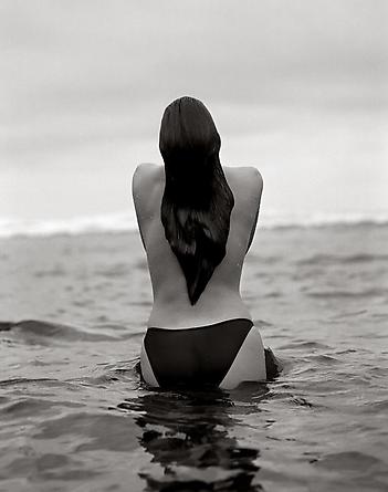 Woman in Sea, Hawaii, 1988