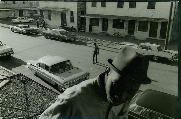 Avenue F, Heart of the Negro Neighborhood, From Lloyd and Connie's Room, Galveston, 1967