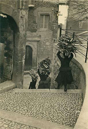 Firewood, Christmas Eve, Scanno, Italy, 1953