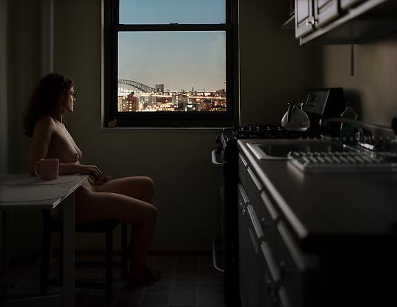 Out My Window, Astoria, Queens, Bridges at Night, 2008