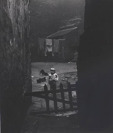 Backyard in Sheffield Slums, 1937