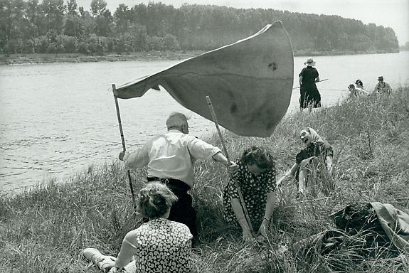 On the Banks of the Seine, France, 1955