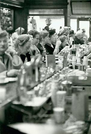 Soda Fountain, USA, c. 1957